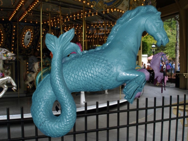 Creation of Riding the Purple Sea Horse: Step 2